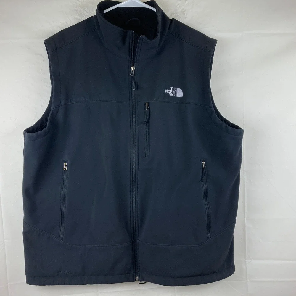 The North Face Apex Bionic Vest Mens XXL Black Windproof Softshell Gorpcore